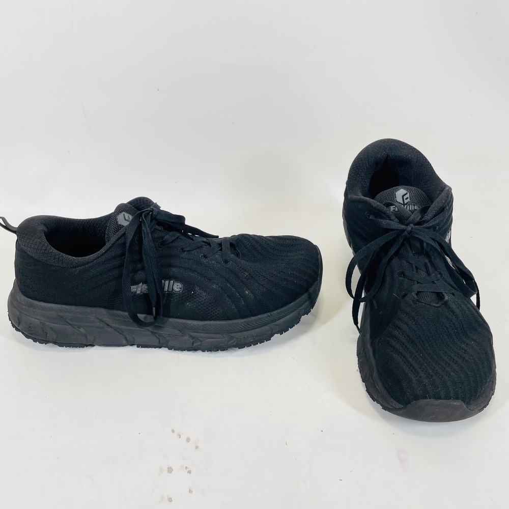 FitVille Rebound Core Mens Black Running Shoes Wide Toe Box Sneakers 15W FT-FCR